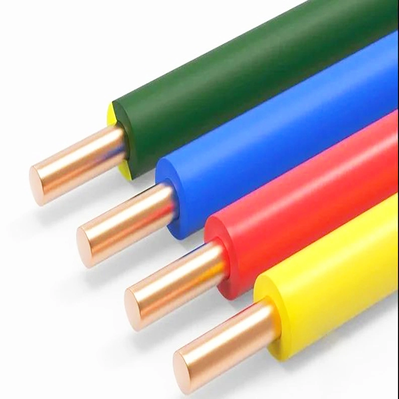 Hot 1.5mm 2.5mm 4mm 6mm 10mm 16mm 25mm Single Core Copper PVC House BV Bvr Wiring Electrical Cable and Wire Building Wire