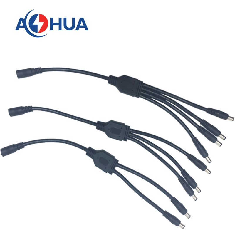 Ahua LED Strip Light 200mm 20 22 24AWG Cable Electrical Wire Quick DC Male Female 2.1 mm Connector