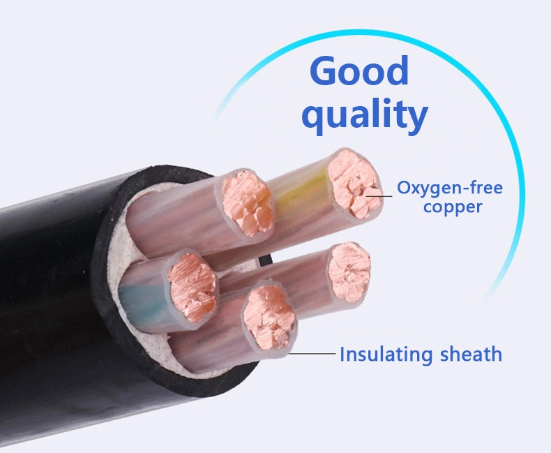 25mm Cu Conductor 0.6/1 Kv Cu/Xple/PVC Electrical Cable 5core (Customizable)