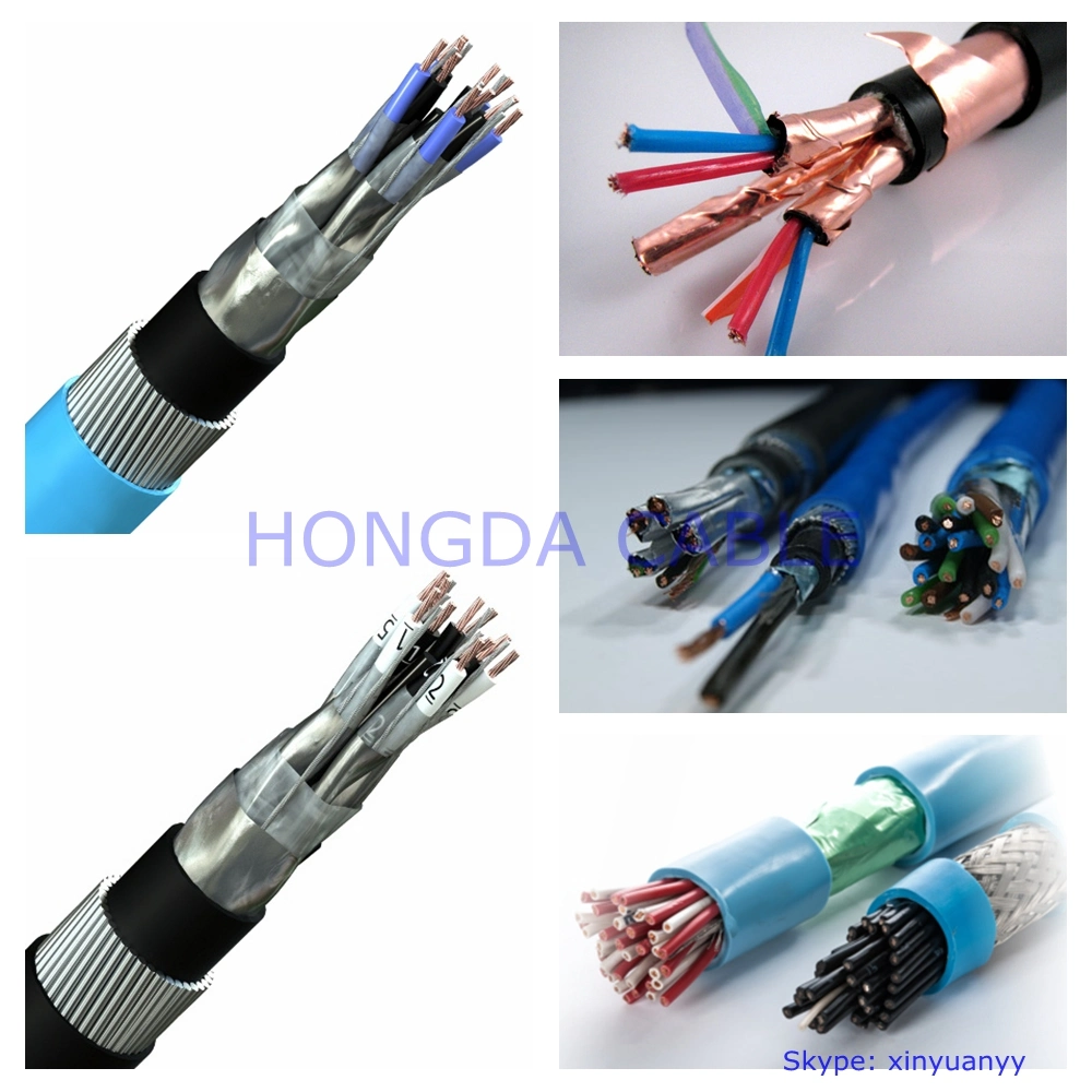 300/500V PE Insulated PVC Sheathed Individual Overall Screened Instrument Cable
