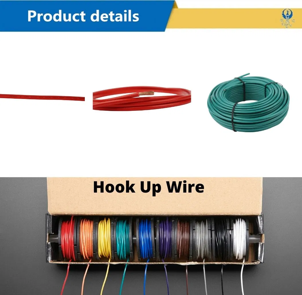 Elevaul Listed Hook up Wire 600V From 2/0AWG to 14AWG Electric Wire of Solid or Stranded Copper Conductor for Wire Harness Aluminium Copper Control Cable