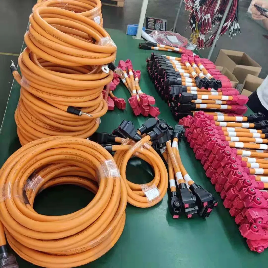 Wiring Harness Manufacturer 1500V DC 300A 95mm2 Energy Storage Cable with Connector, Photovoltaic Cable Wire Harness
