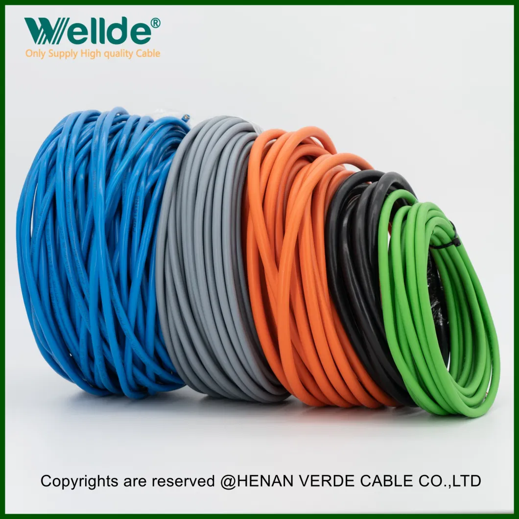 Fire Resistant Copper Wire PVC XLPE Silicone Rubber Insulated Solar Power Electrical Wire Earth Control Shielded CAT6 Flexible Electric Cable