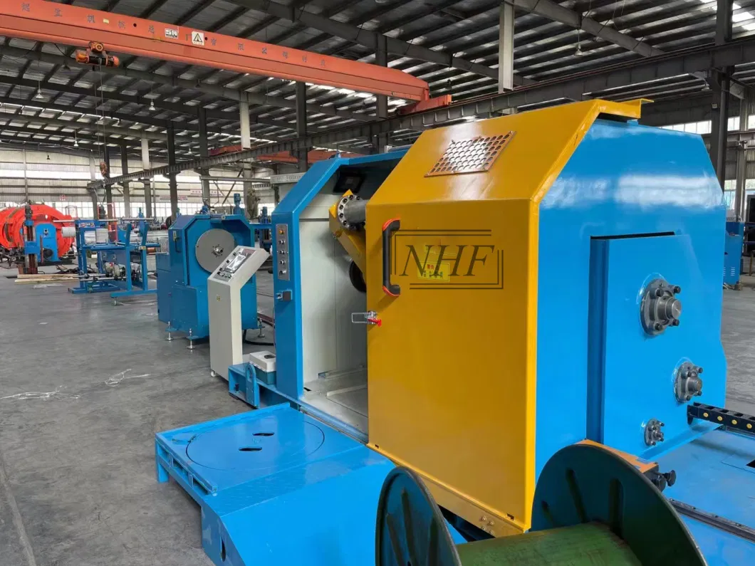 2023 China Manufactured Customized 800 Cantilever High-Speed Single Wire Stranding Machine LAN Cable Low Voltage Cable Making Production Line