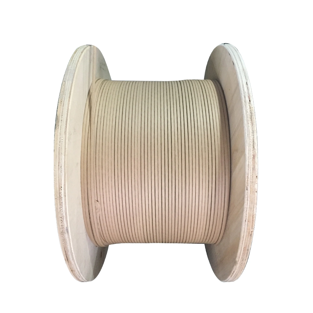 Nomex T410 Covered Al Flat Wire (2 layers, 50% overlap self-lock)