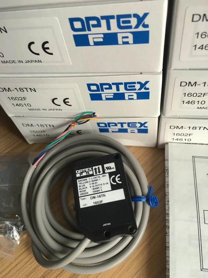 New-Original Optex Dm-18tn (E) RGB Color Sensor NPN 2-Meter Cable-Type Good-Price