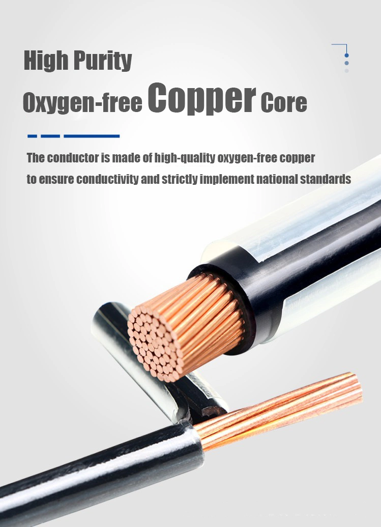 Copper Cable Electrical Cable Copper PVC Wire 0.75mm 1mm 1.5mm 2.5mm 4mm 6mm 10mm 16mm 25mm Red AWG 2 4 6 8 10 12 14 16 18 20