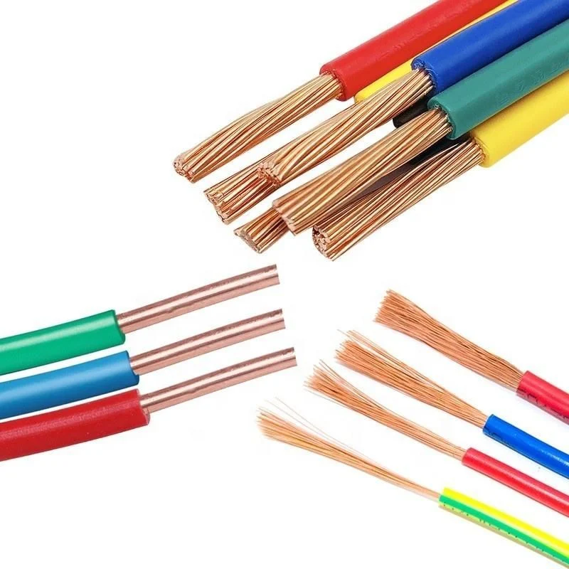Copper Conductor Material and PVC Jacket Home Electric Wire Cable 1.5mm 2.5mm