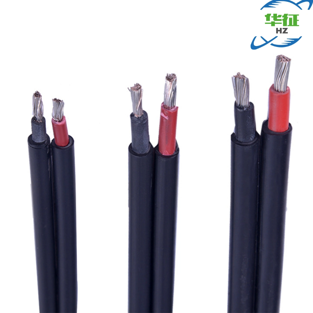 New Energy Solar Power Cable H1z2z2-K /PV1-F Twin Solar Cable 4mm, 6mm Solar PV Cable