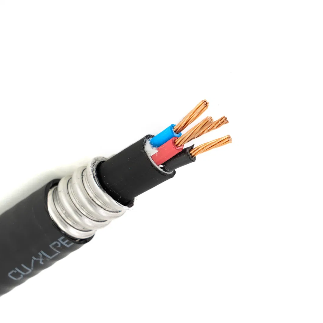 cUL Approved 14/2c Teck90 Armored Cable W/G for Canadian Market