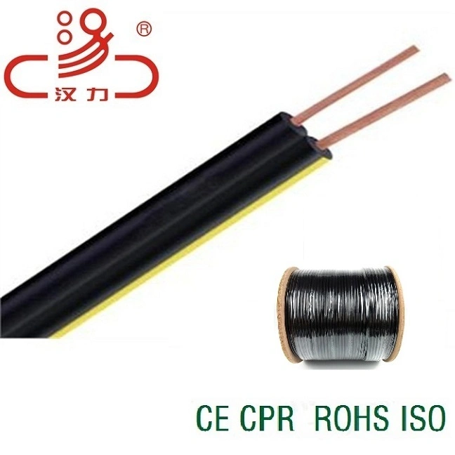 2 Core Telephone Cable Outdoor Self Support Telephone Drop Wire