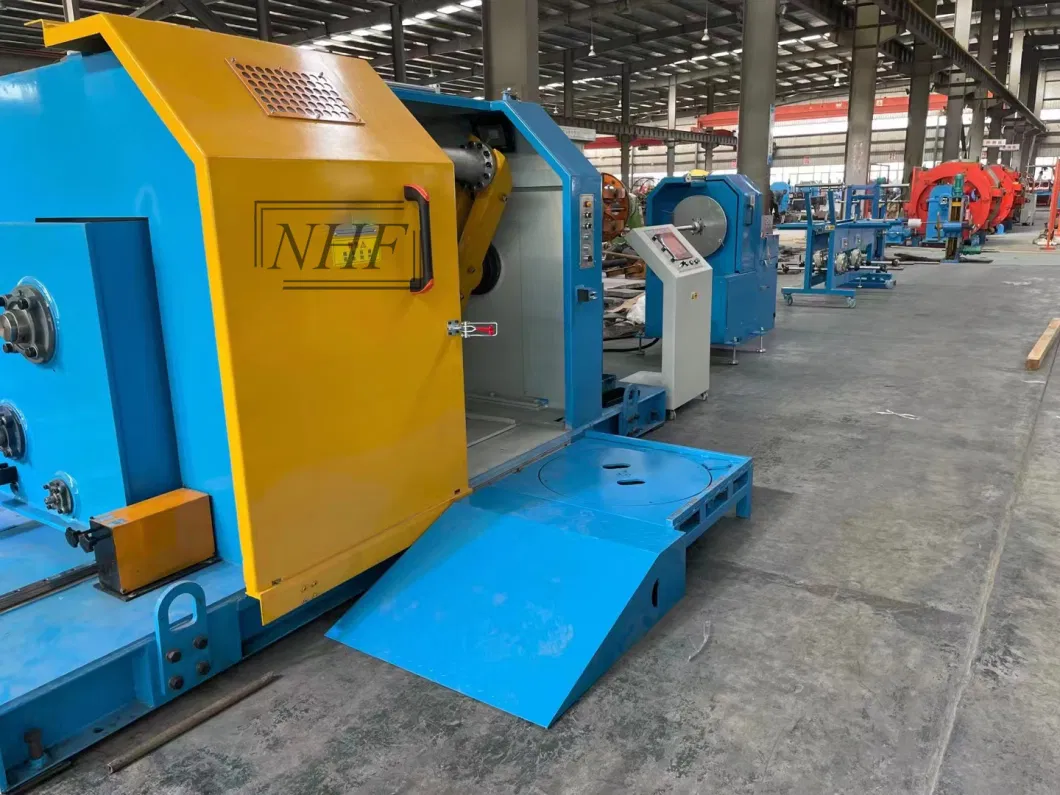 2023 China Manufactured Customized 800 Cantilever High-Speed Single Wire Stranding Machine LAN Cable Low Voltage Cable Making Production Line