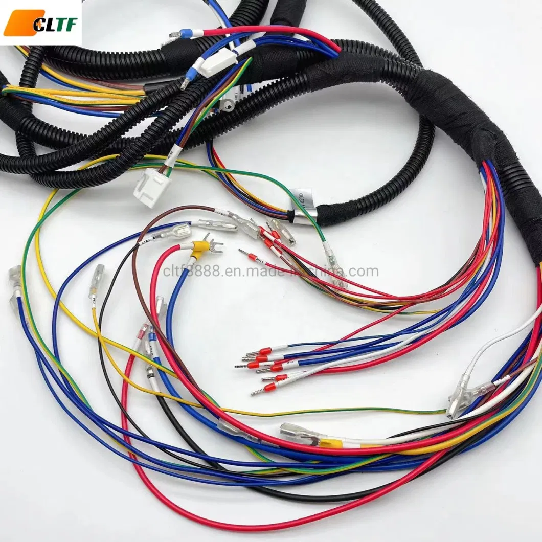 Customized Industrial Machine Equipment Light Electrical Car Motorcycle EV Automotive Auto Cable Assembly with IATF16949 UL Certification Wiring Wire Harness