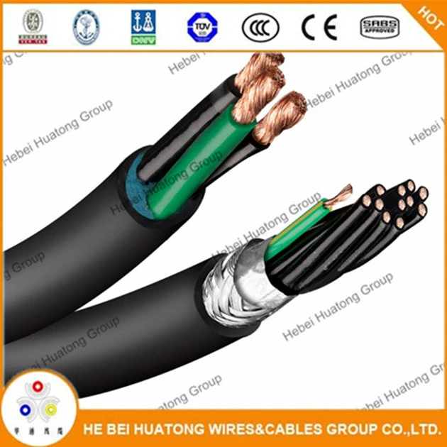 UL1277 Copper Wire Braid Shield Control Tc Cable