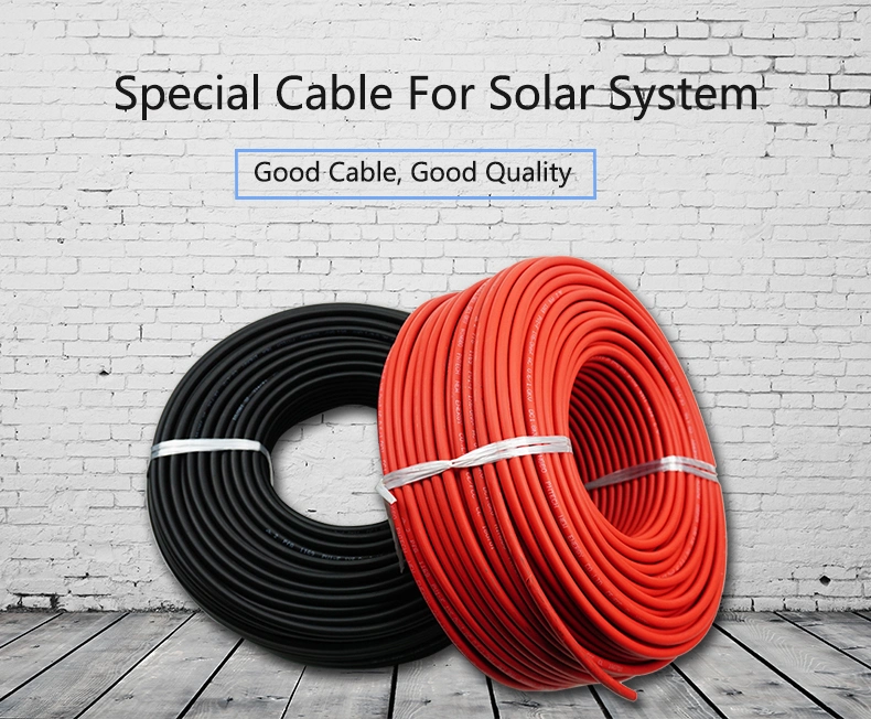 Double Protect 1500V DC Single Core 1X35mm2 Thin Electrical Wire Solar Cable