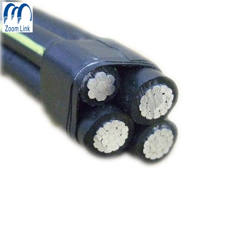 XLPE Insulation Aluminium Cable Self-Supporting Wire 600V 4X 16 mm2 4X25 35