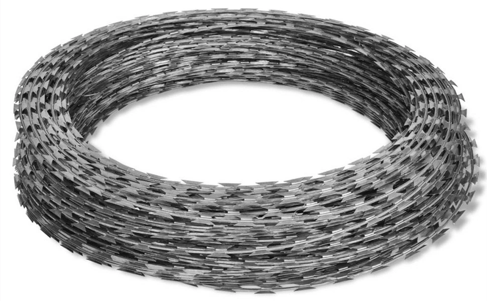 Hot Dipped Galvanized 900mm Bto-22 Concertina Razor Barbed Wire