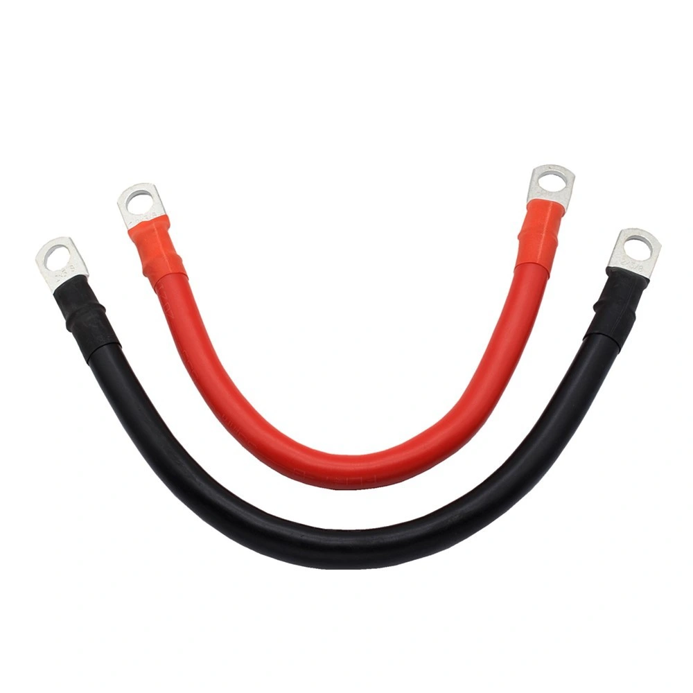 British/American Standard 2AWG Pure Copper Truck Electrical Wire Car Battery Cables 35 mm2 Red Black PVC Insulated Auto/Automotive Battery Power Cable with UL