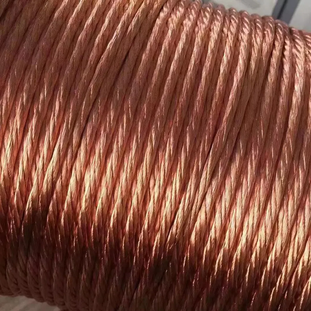 High Voltage 5*0.05mmclass 180 Insulated Twisted Enameled Copper Tape Litz Wire for Transformer