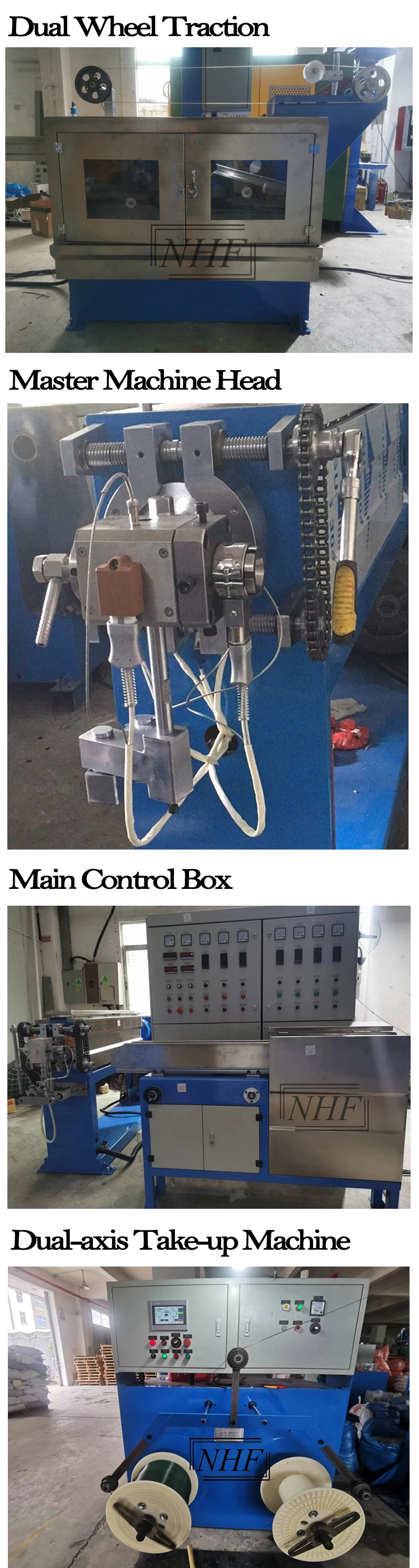 LAN Cable Making Machine for Newtwork Cable Sheath 70mm Extrusion Machine Is Suitable for Outer Jacket Extrusion with Insulation Materials