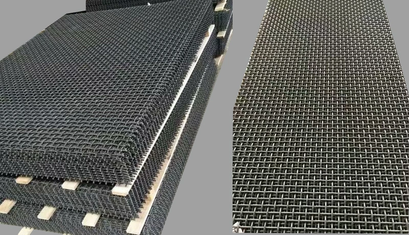 High Tensile Strength Woven Vibrating Screen Mesh/Crimped Wire Meesh for Mining Stone