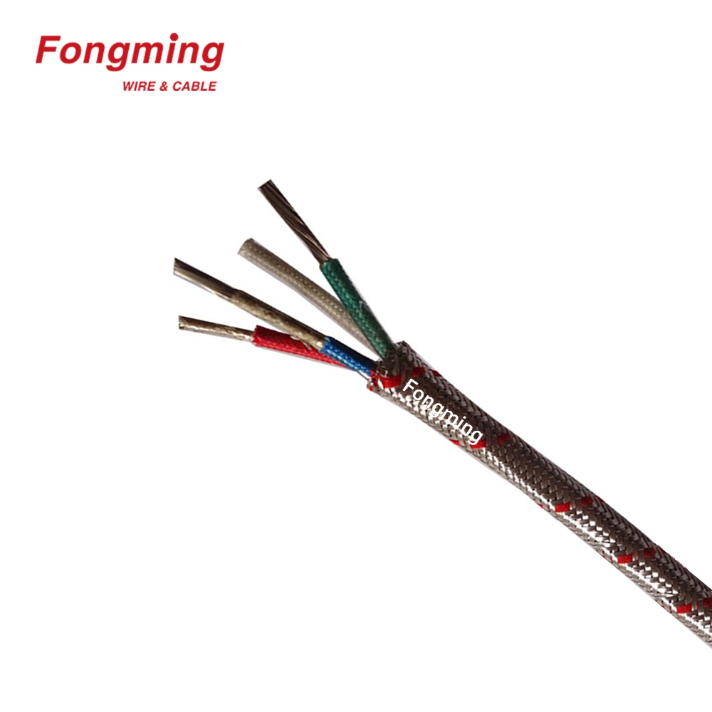 350deg. C Fiberglass Insulation Stainless Steel High Temperature Shield Cable