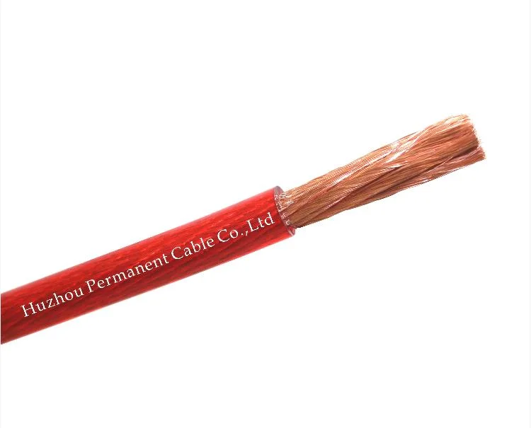 Electrical Electric Low Voltage Stranded Annealed Copper Conductor PVC Insulation Welding Wire Cable