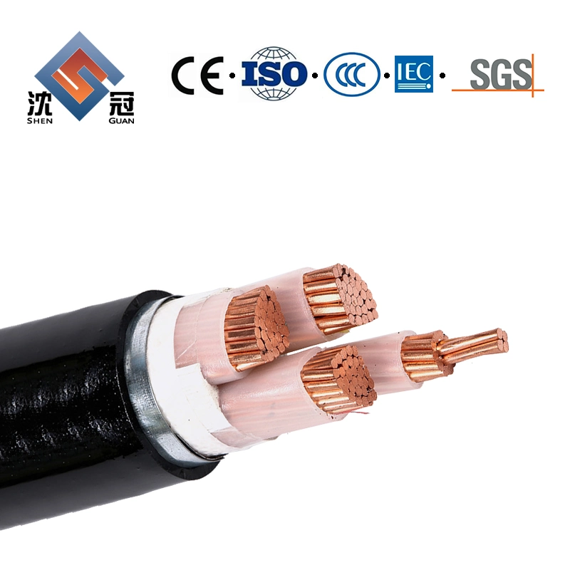 Shenguan Custom 4 Core Underground Electrical Armoured Cable 25mm 35mm 50mm 70mm 95mm 120mm 185mm 240mm 300mm Power Cable Electrical Cable