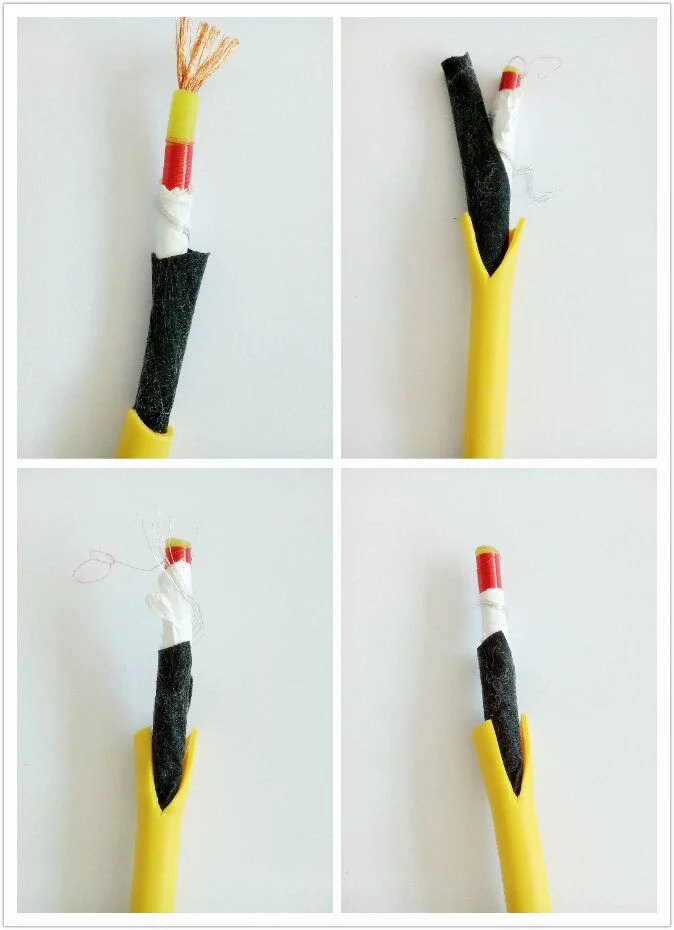 Bare Copper Conductor Silicone Insulated Sensor Cable with 20AWG Dw32