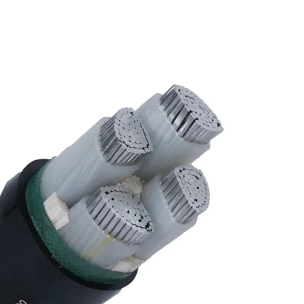 Yjlv 4core 6.0mm2 0.6/1kv Aluminum/XLPE Insulated /Swa/PVC Power Armoured Cable