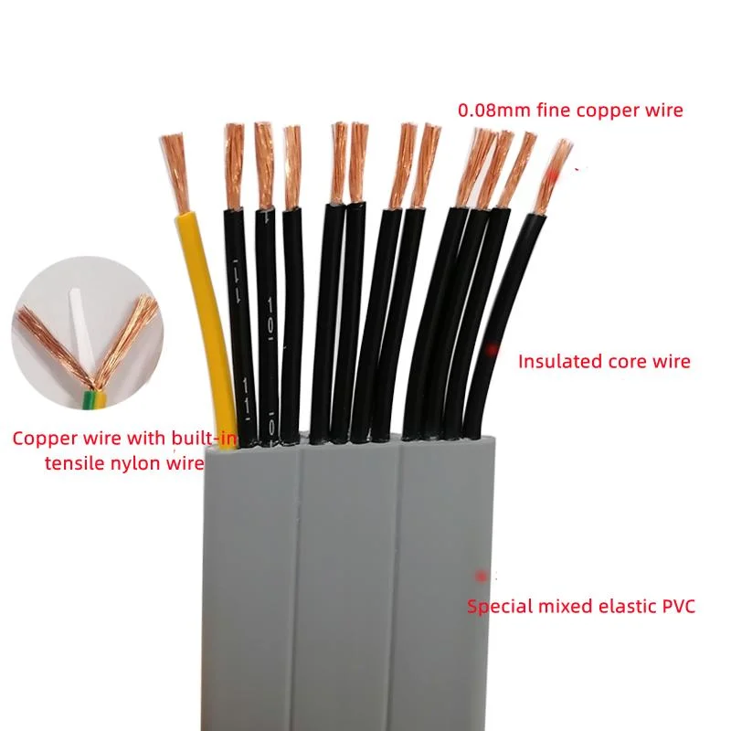Electrical Elevator Accessories Multi-Core Lifting Crane Cable