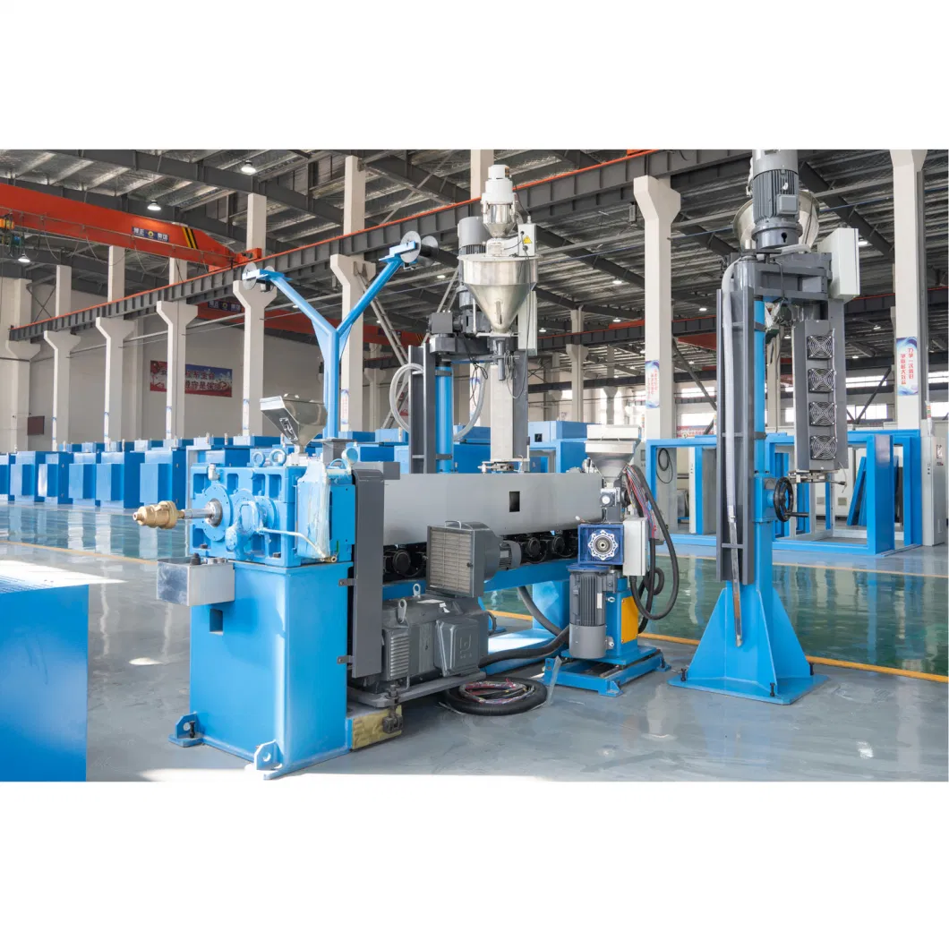 Wire and Cable Jacket Sheath PE PVC Extruding Extruder Extrusion Making Machine