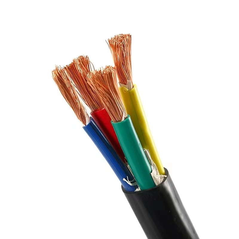 Multi Conductors Flexible Cable Rvv 2 3 4 5 Core 0.75 1 1.5 2.5 4 6mm Flame Retardant Electrical Cable Wire Power Cable