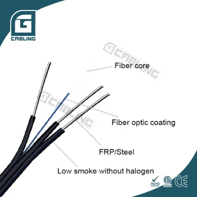 1 caduta ottica core SX per esterni, indoor, modalità singola Cavo in fibra ottica FTTH
