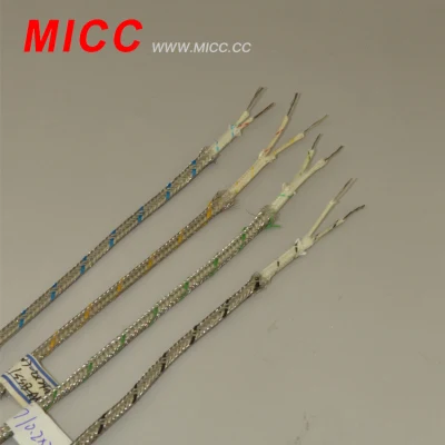 Cavo per termocoppia in fibra di silice vetrosa 1200c per alte temperature MICC