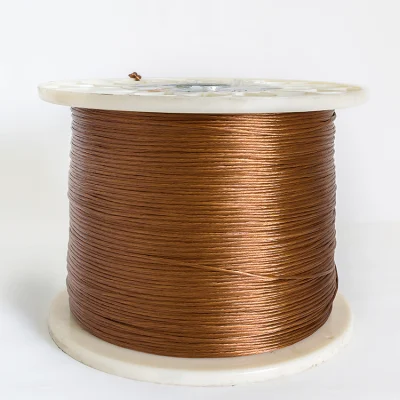 Filo di rame personalizzato Litz 0.10 X 23 mm Litz smaltato rettangolare Filo per trasformatore ad alta tensione