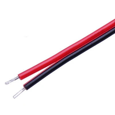 Cavo per altoparlanti a 2 pin rosso nero UL2468 per audio surround Cavo elettrico piatto per impianto audio per auto HiFi