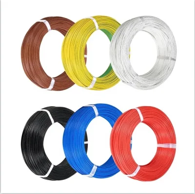 Filo di rame intrecciato in fibra di vetro al silicone resistente alle alte temperature UL 3122 Cavo