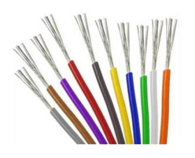 UL1569 filo di collegamento trefolo 300 V filo di rame stagnato filo di collegamento in PVC isolato cavo a conduttore singolo non rivestito raggio minimo di curvatura: Fisso: 5 X diametro totale