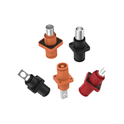 UL TUV impermeabile IP67 ad angolo retto per immagazzinamento di energia ad alta tensione Connettori della batteria
