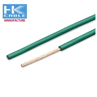 Filo di collegamento UL a conduttore singolo 24 AWG con gancio 105c 300 V. Cavo di riscaldamento in PVC a filo di rame nudo UL1569