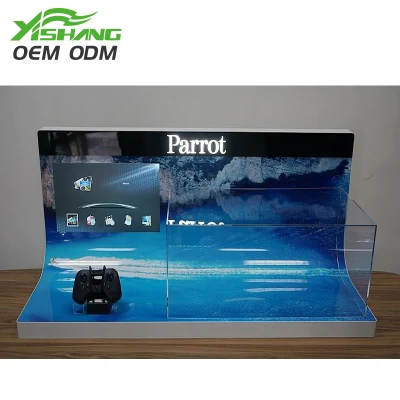 Rack per display metallico per telecamera elettronica personalizzata