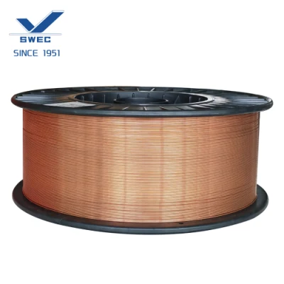 E71t-1c filo metallico corato a flusso ER70s-6 saldatura a filo solido rivestito in rame Filo