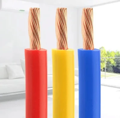 Costruzione a nucleo singolo 1,5 mm 2.5 mm 4 mm 6 mm 10 mm BV/BVR Cavo elettrico per cavi in rame per cavi in PVC