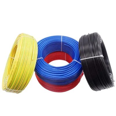 Standard IEC 2,5 mm 6 mm 16 mm illuminazione PVC Cu singolo Filo elettrico