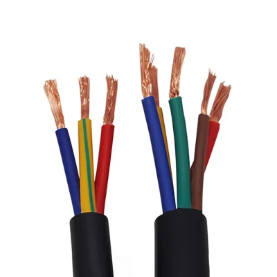 Filo elettrico flessibile multicore in rame H05VV-F 0.5-0.75 mm2 PVC Cavo di alimentazione