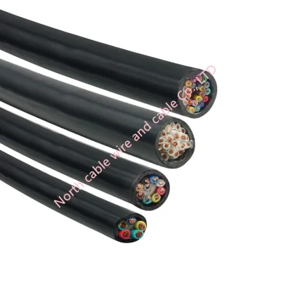 Cavo Rvvp a doppia schermatura intrecciata in rame 2 Cavo di alimentazione industriale con conduttore 2X0,75 mm cavo flessibile per controllo elettrico