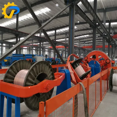 Macchina per la produzione di cavi a filo metallico per cavi elettrici piatti con nastro e. Armatura