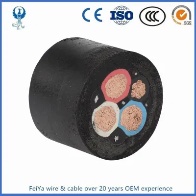 Cavo flessibile 3X12 3X10 4X10 4X8 AWG 450/750 V Soow flessibile Cavo in gomma
