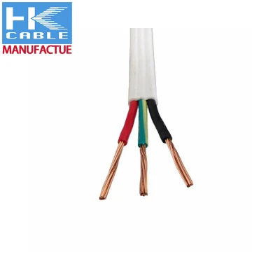  Cavo piatto TPS personalizzato Twin e cavo di terra 1.5mm Filo elettrico in rame da 2,5 mm 6 mm